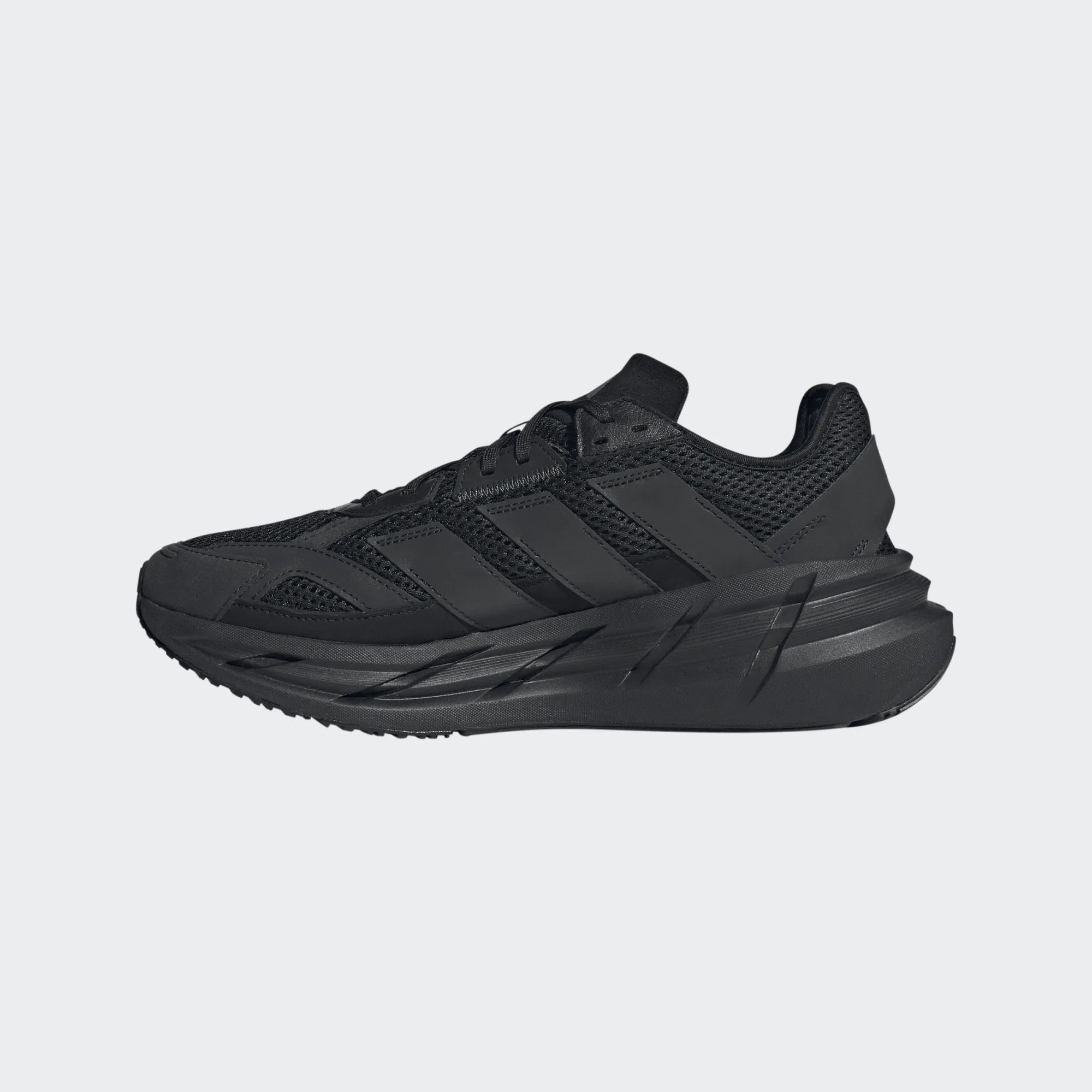Adidas Men's Adistar 3 Sportswear Core Black Core Black Grey Six JQ0755 - Image 2
