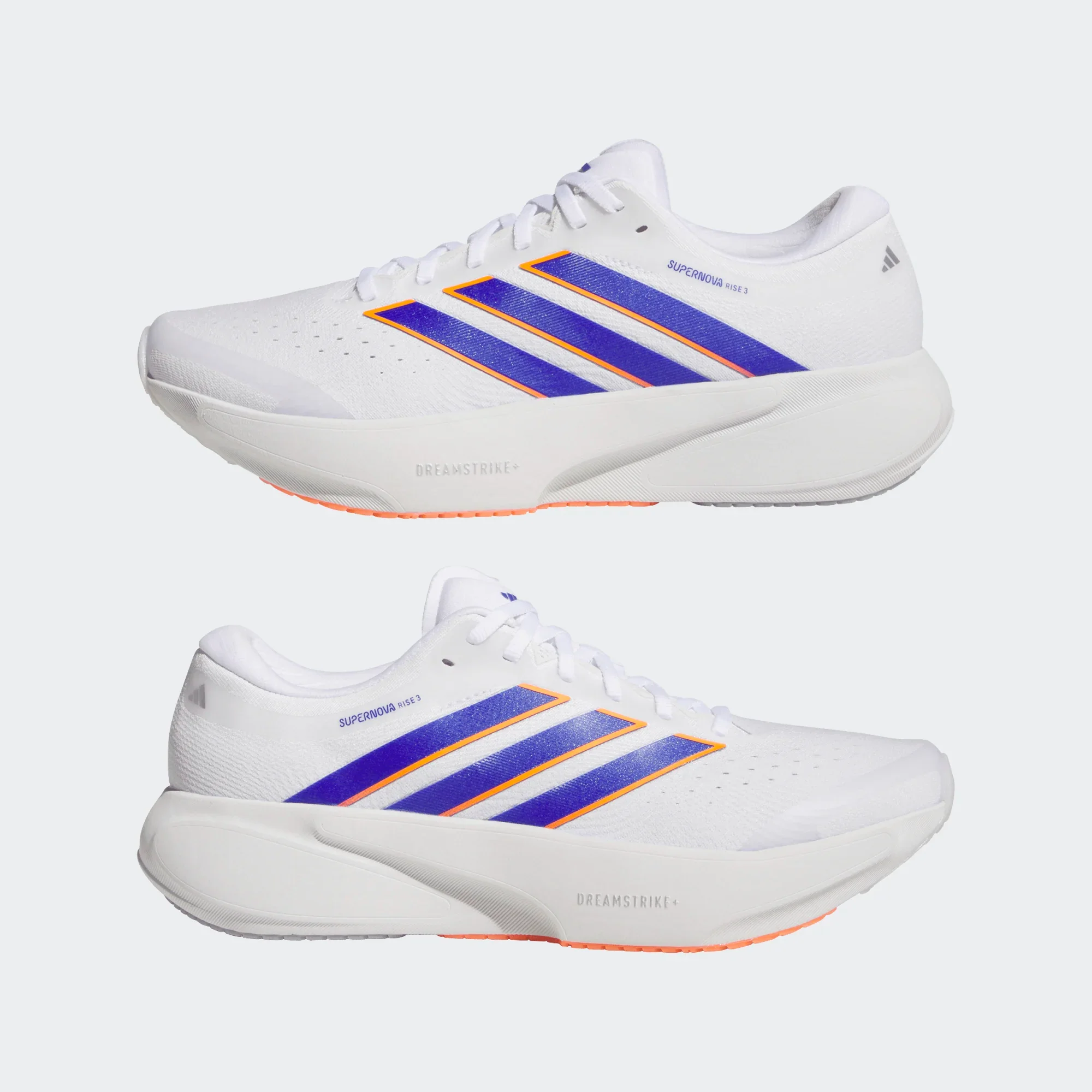 Adidas Men's Supernova Rise 3 White Blue Orange JP8688 - Image 6