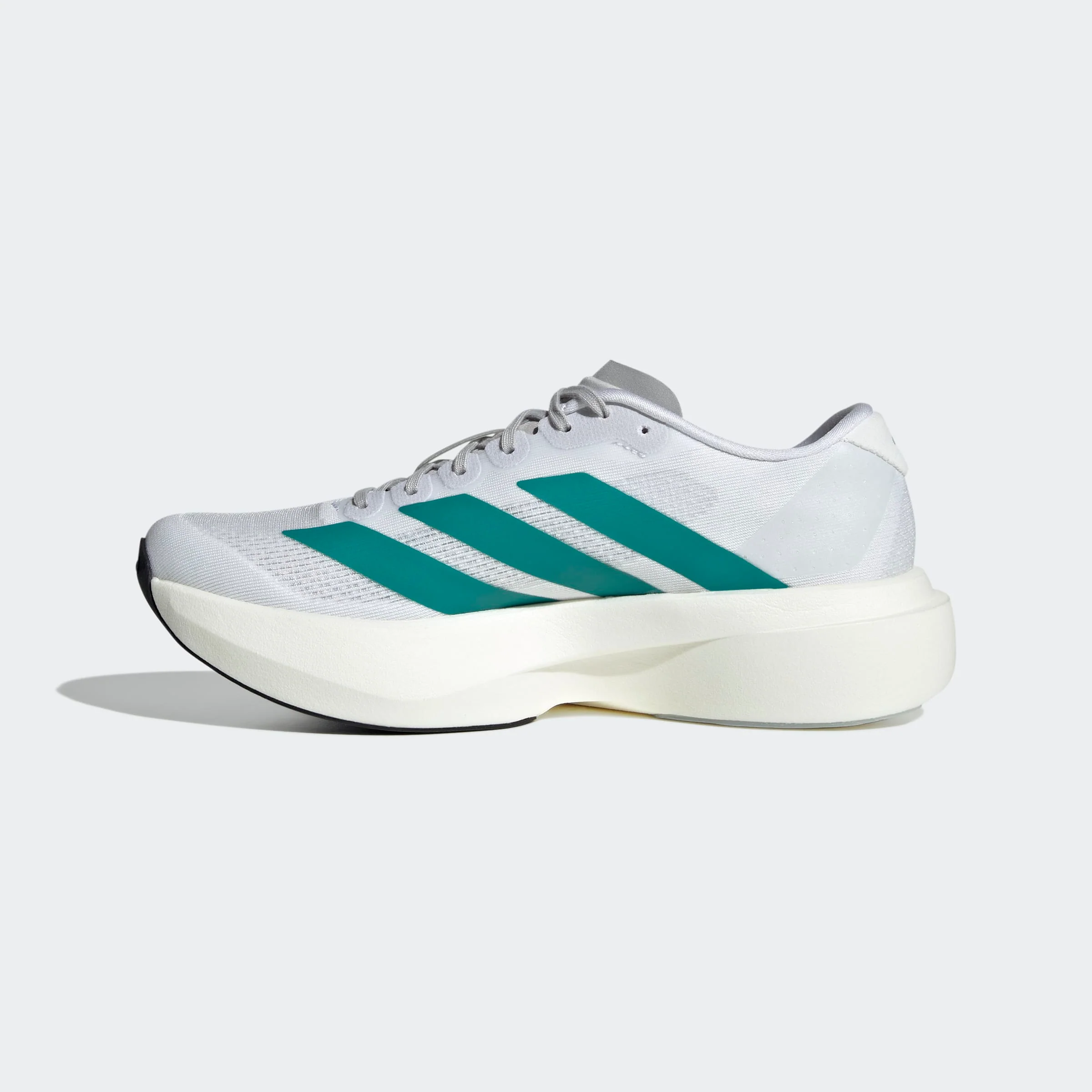 Adidas Women's Adizero Evo SL Cloud White Pure Teal Grey Two JS4451 - Image 3