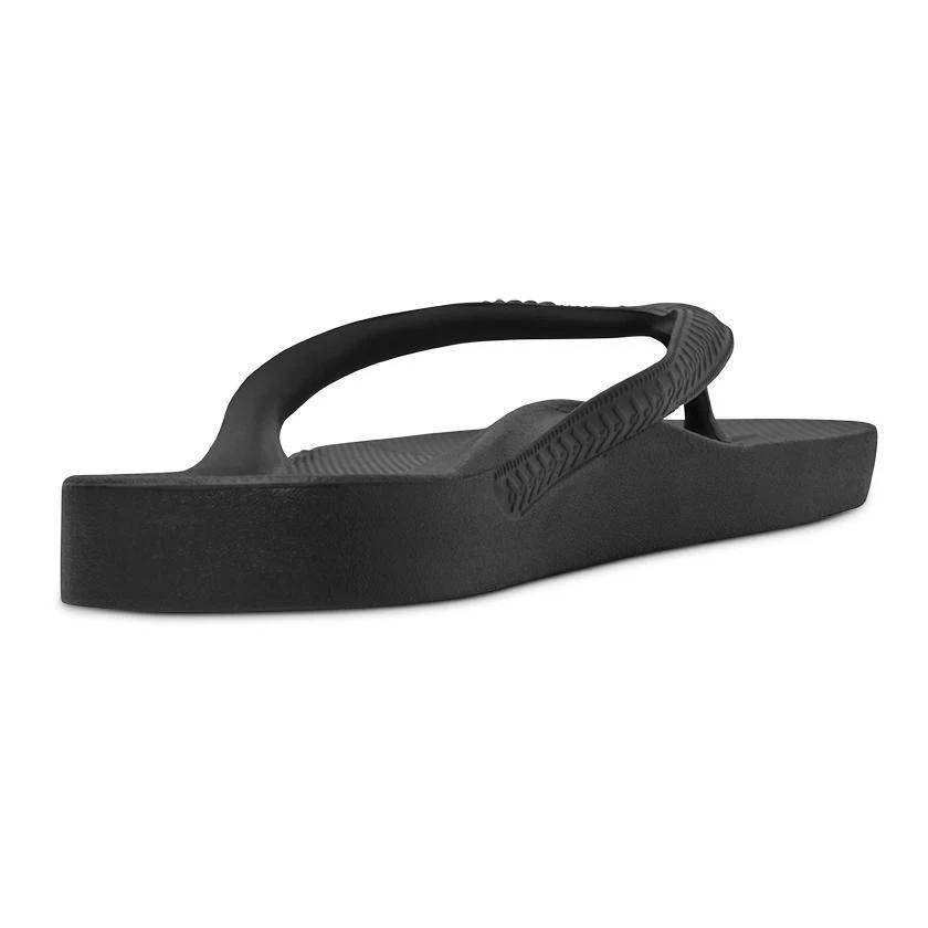 Archie's Support Flip Flops Black - Image 6