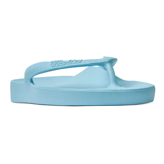 Archie's Support Flip Flops Sky Blue - Image 3