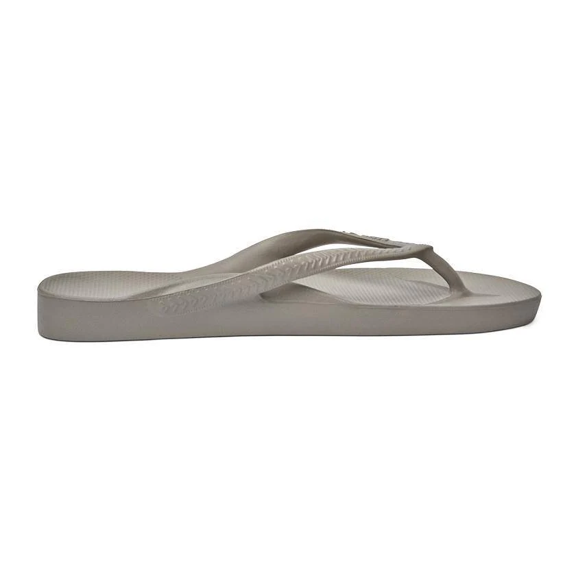 Archie's Support Flip Flops Taupe - Image 5