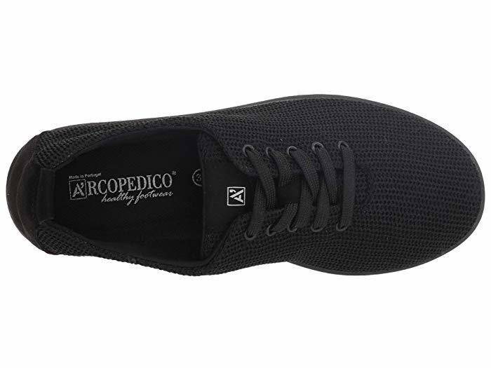 Arcopedico Women's Net 3 Black Knit Lace-Up - Image 3