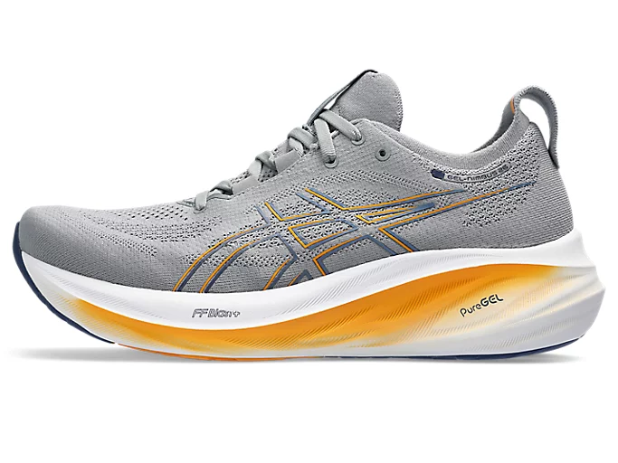 ASICS Men’s Gel Nimbus 26 Sheet Rock Thunder Blue - Image 3