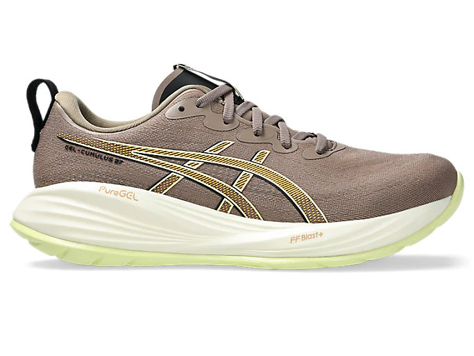 Asics Men's Gel Cumulus 27 Taupe Grey Black - Image 2