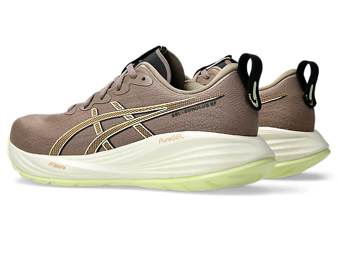 Asics Men's Gel Cumulus 27 Taupe Grey Black - Image 3