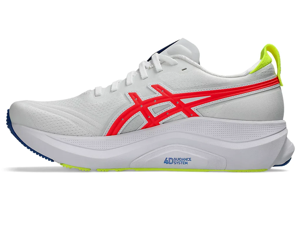 Asics Men's Gel Kayano 32 ATC White Flash Coral - Image 3