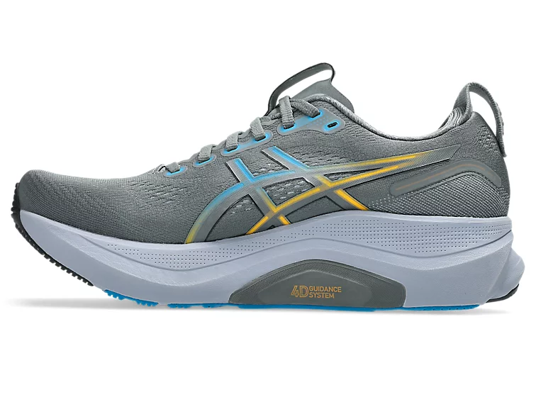 Asics Men's Gel Kayano 32 Steel Grey Aegean Blue - Image 4