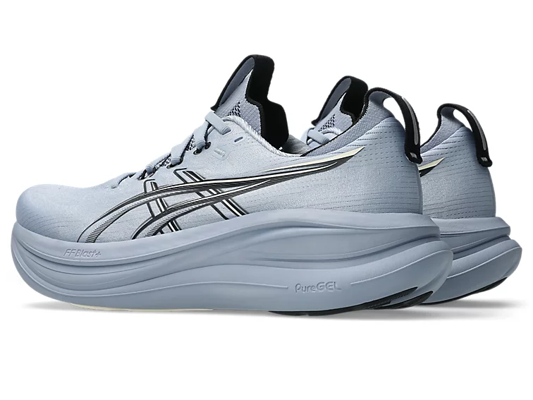 Asics Men's Gel Nimbus 28 Grey Blue Black - Image 4