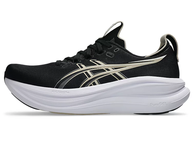 Asics Men's Gel Nimbus 28 Black Feather Grey - Image 3