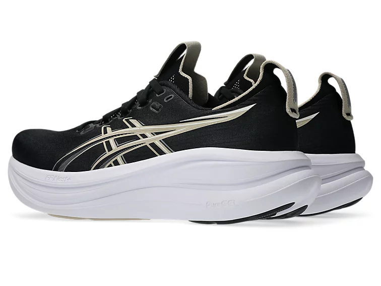 Asics Men's Gel Nimbus 28 Black Feather Grey - Image 4