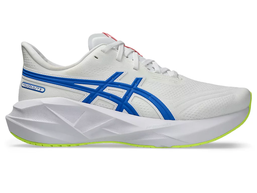 Asics Men's Novablast 5 ATC White Tuna Blue - Image 2