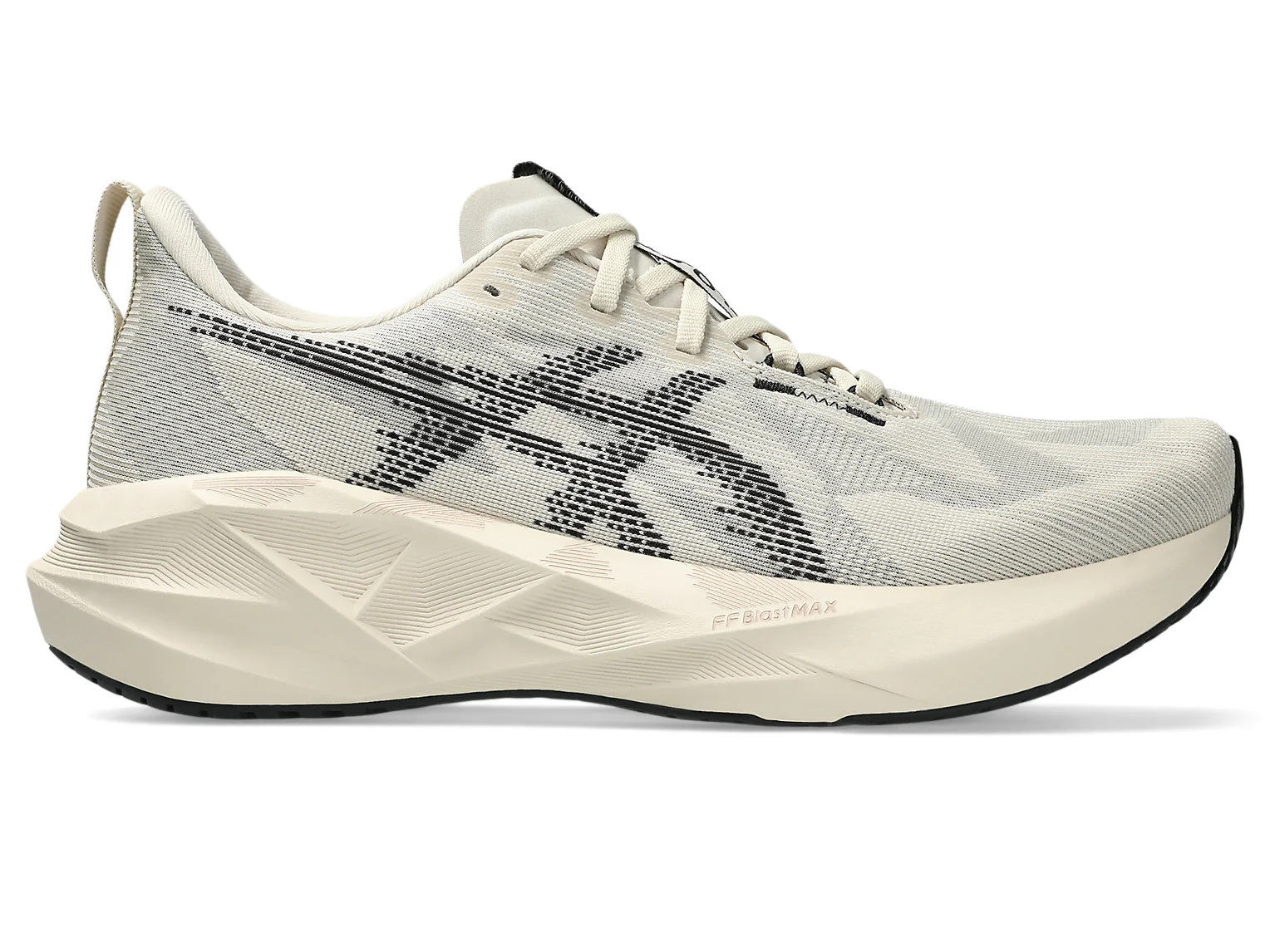 Asics Men's Novablast 5 Oatmeal Black - Image 2