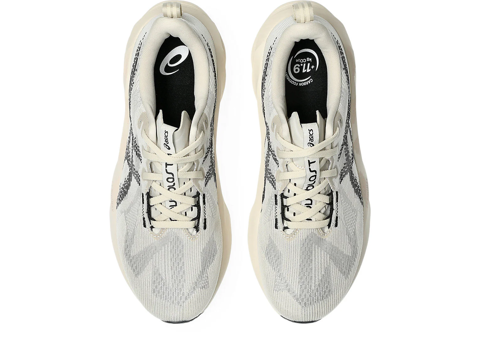 Asics Men's Novablast 5 Oatmeal Black - Image 5