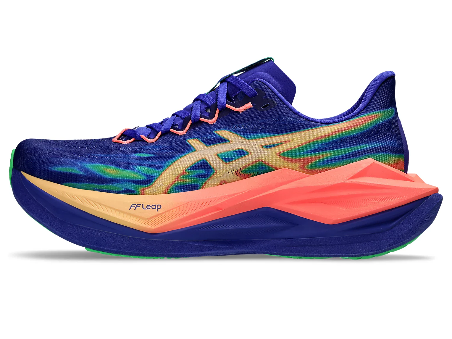 Asics Unisex Superblast 3 Cobalt Burst Light Orange - Image 3