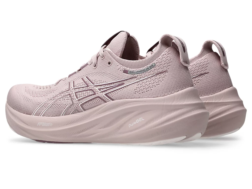 Asics Women's Gel Nimbus 26 Watershed Rose White - Image 5