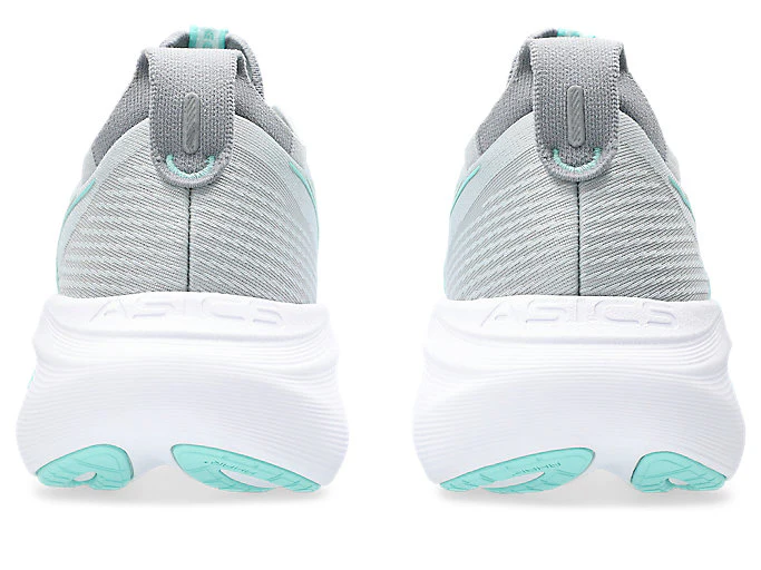 Asics Women's Gel Nimbus 27 Piedmont Grey Illuminate Mint - Image 5