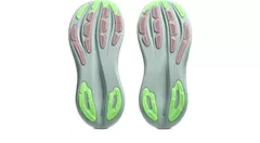 Asics Women's Gel Nimbus 28 Cloud Grey Illuminate Green - Image 4