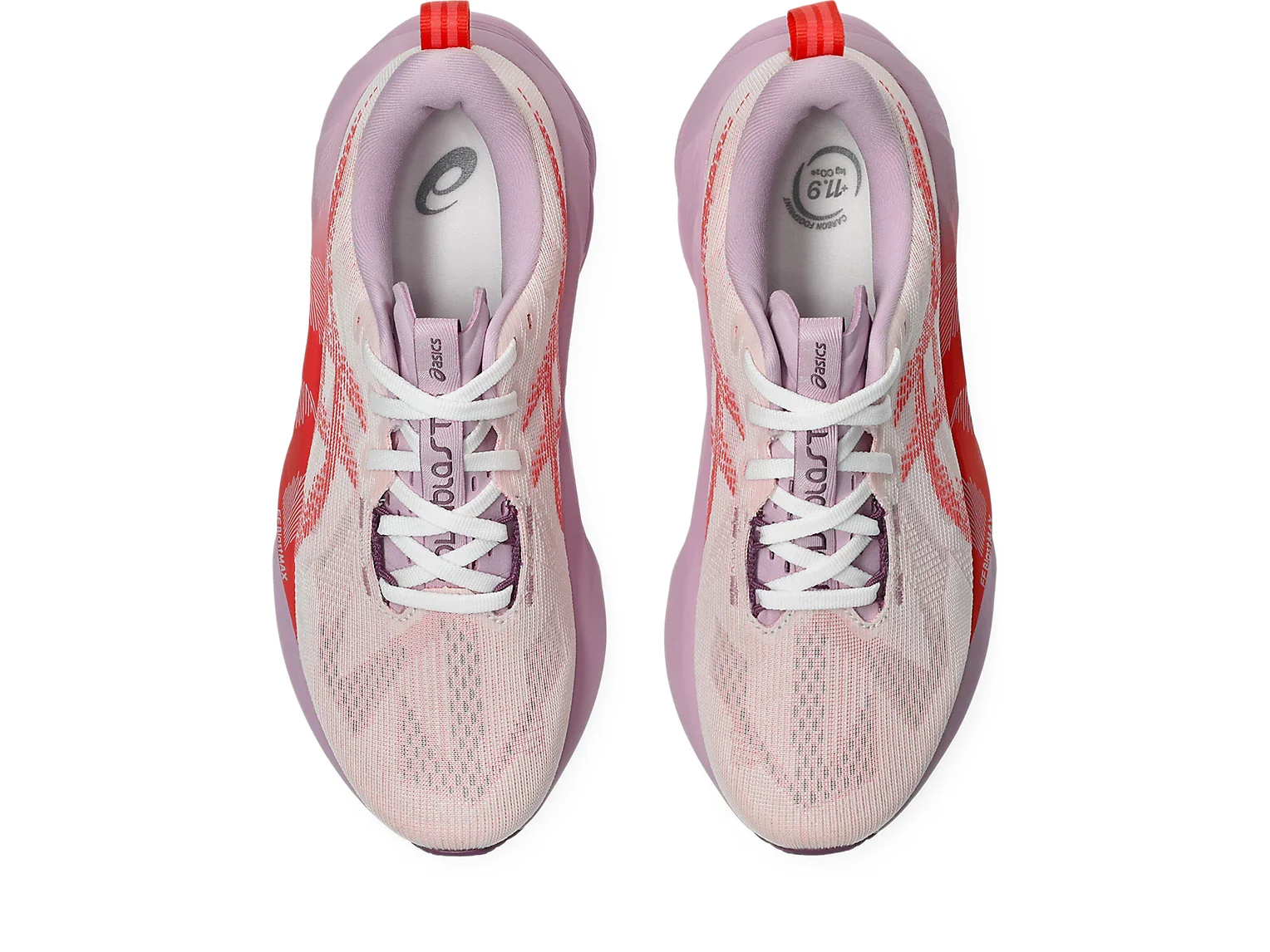 Asics Women's Novablast 5 White Coral Reef - Image 5