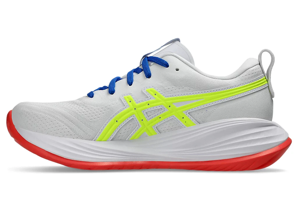 Asics Womens's Gel-Cumulus 27 ATC White Safety Yellow - Image 4