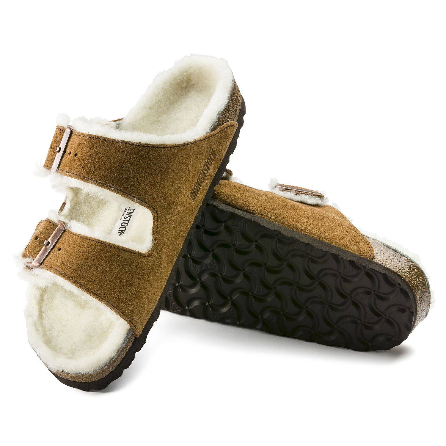 Birkenstock Arizona Fur Mink Shearling