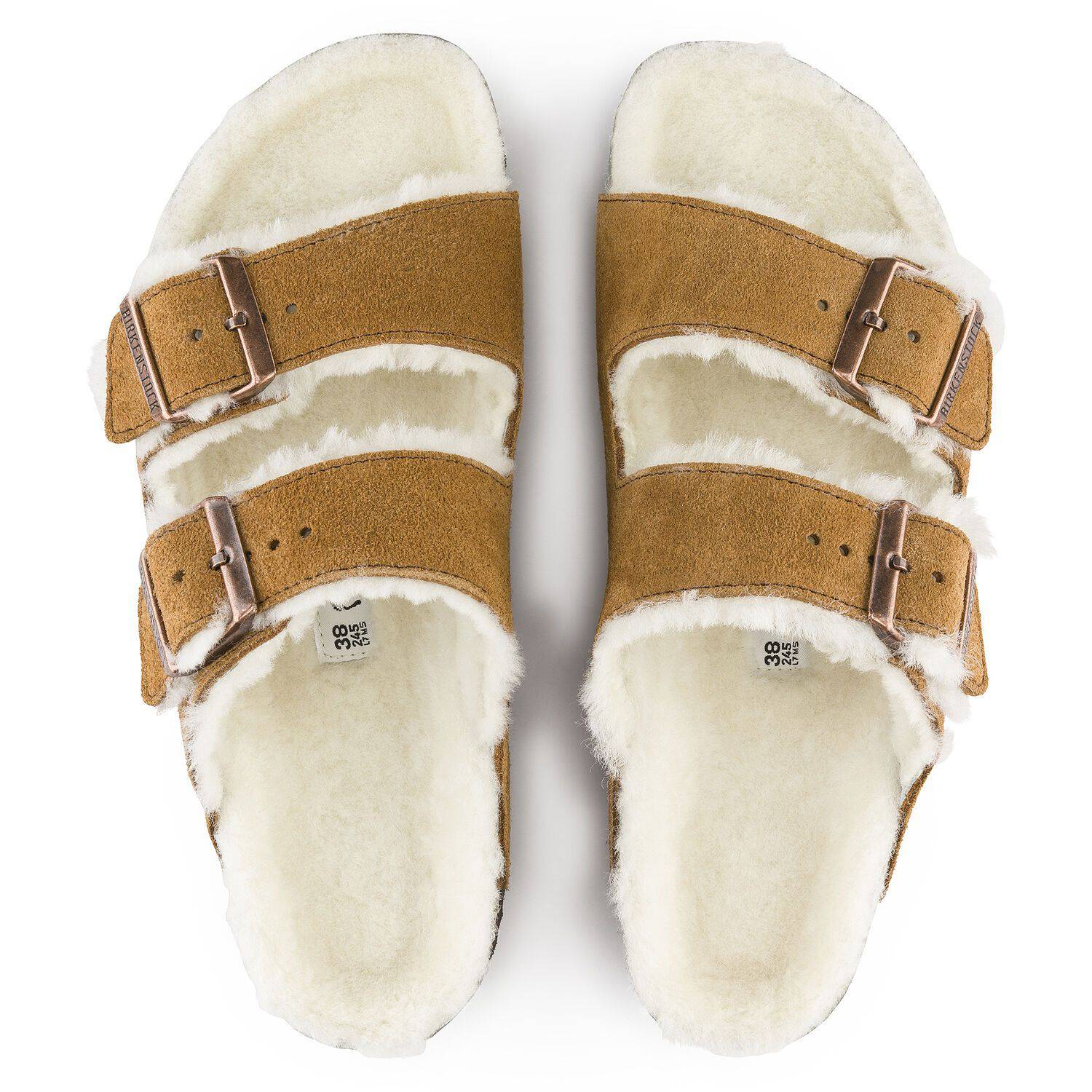 Birkenstock Arizona Fur Mink Shearling - Image 2