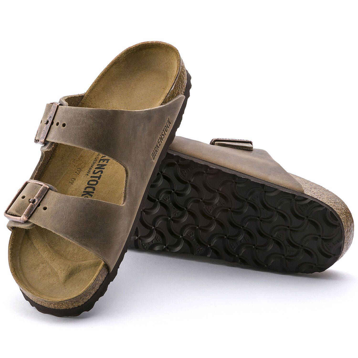 Birkenstock Arizona Tobacco Leather Soft Footbed 0552811