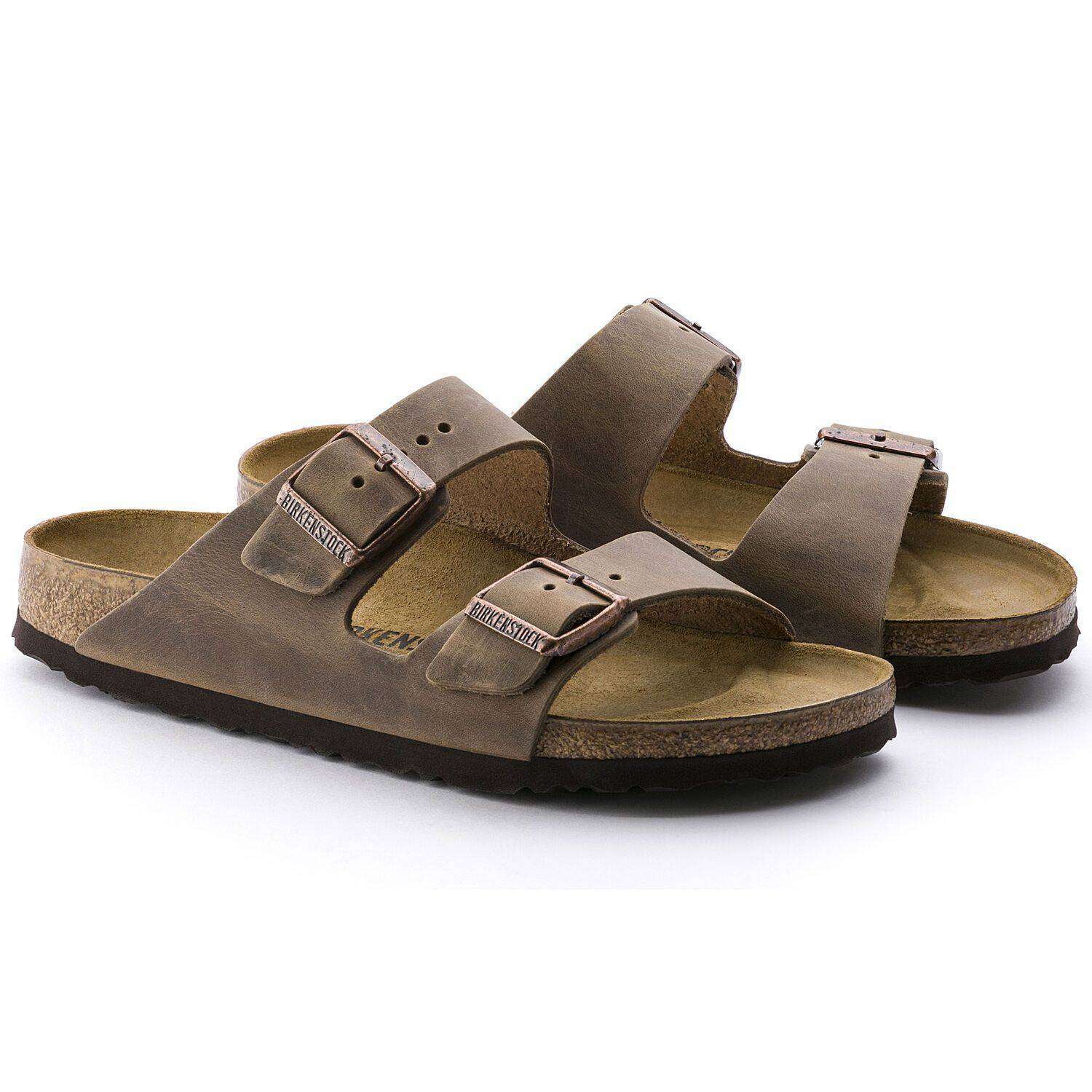 Birkenstock Arizona Tobacco Leather Soft Footbed 0552811 - Image 2