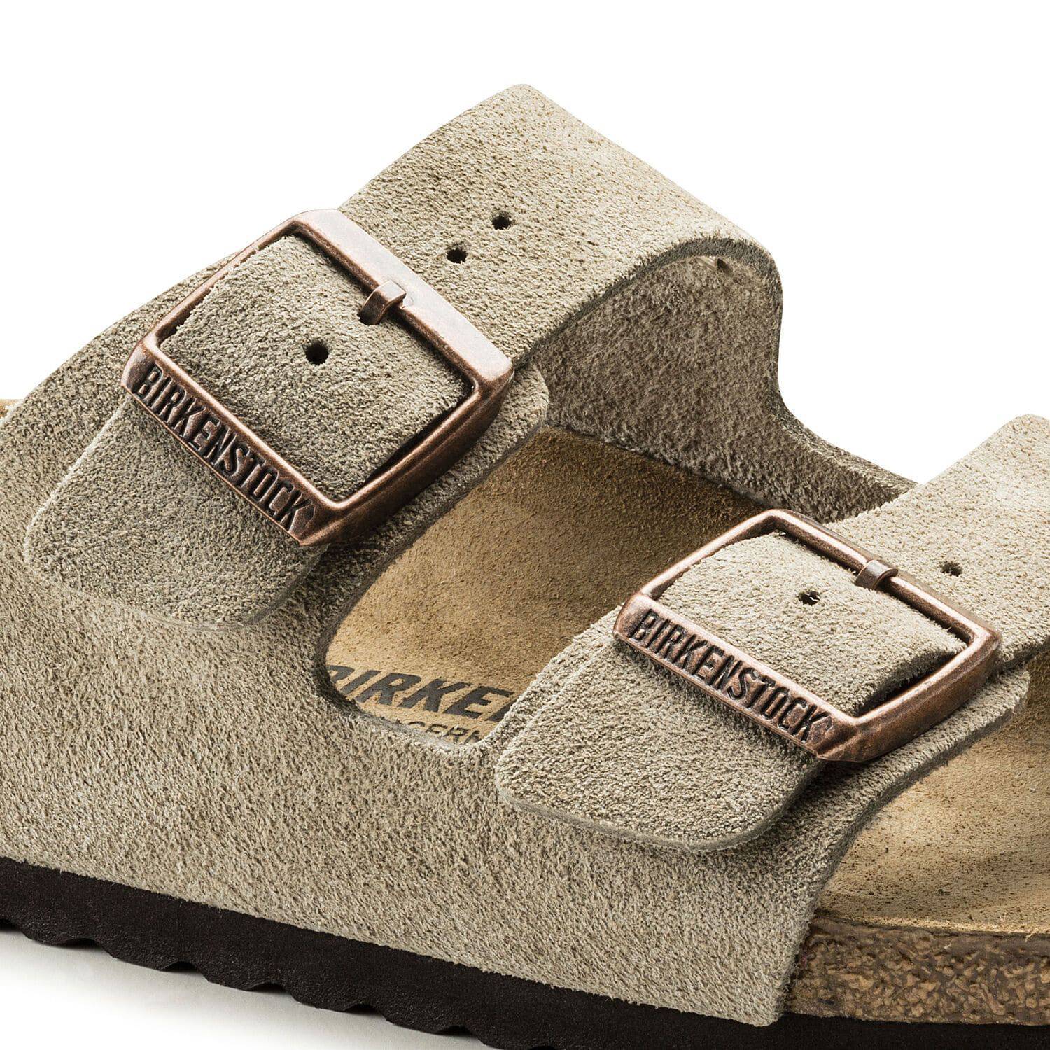 Birkenstock Arizona Taupe Suede Sandal Hard Footbed 0051461/0051463 - Image 6