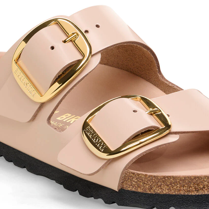 Birkenstock Women’s Arizona Big Buckle High Shine New Beige - Image 4