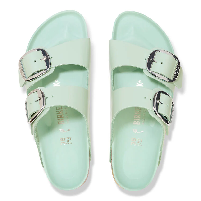 Birkenstock Women’s Arizona Big Buckle High Shine Surf Green - Image 4