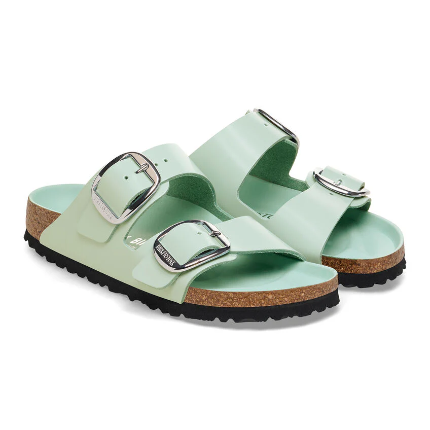 Birkenstock Women’s Arizona Big Buckle High Shine Surf Green - Image 5