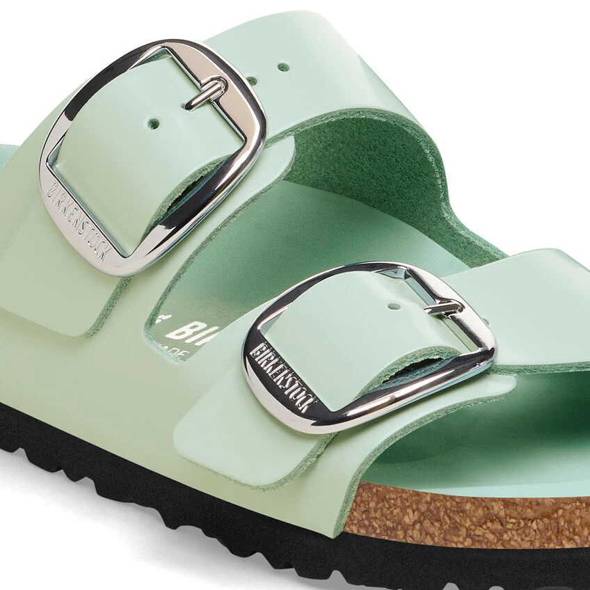 Birkenstock Women’s Arizona Big Buckle High Shine Surf Green - Image 6