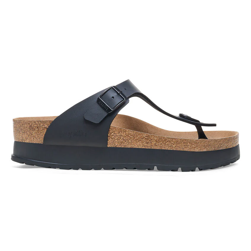 Birkenstock Women’s Gizeh Pap Flex Platform Black - Image 4