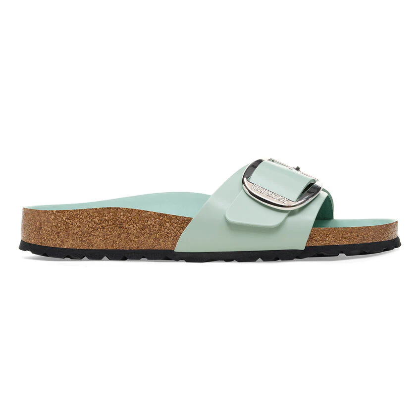 Birkenstock Women’s Madrid Big Buckle High Shine Surf Green - Image 3