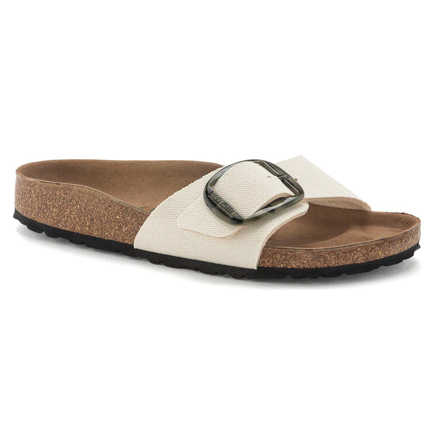 Birkenstock Women’s Madrid Big Buckle Rivet Eggshell 1024068 - Image 2