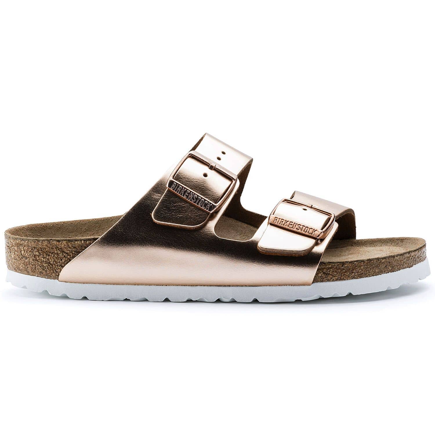 Birkenstock Women's Arizona Copper White Sole Soft Footbed 0952091/ 0952093 - Image 4