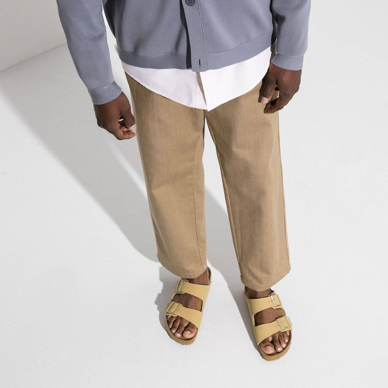 Birkenstock Women's Arizona Latte Cream Vegan - Image 7