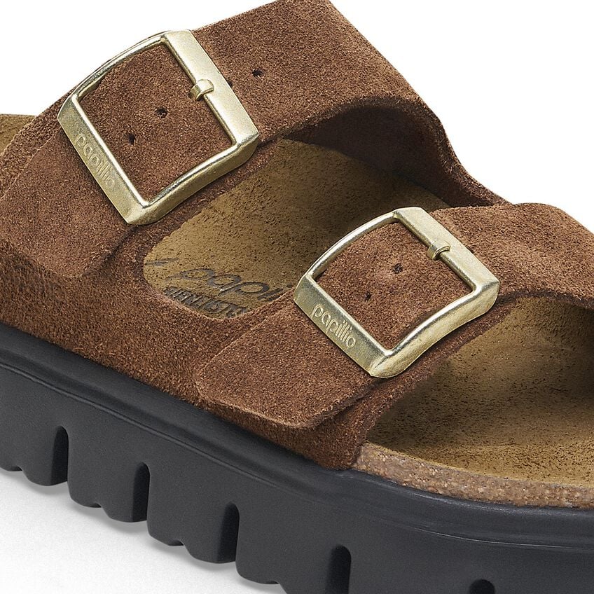 Birkenstock Women's Arizona Pap Chunky Dark Tea Black 1028389 - Image 6