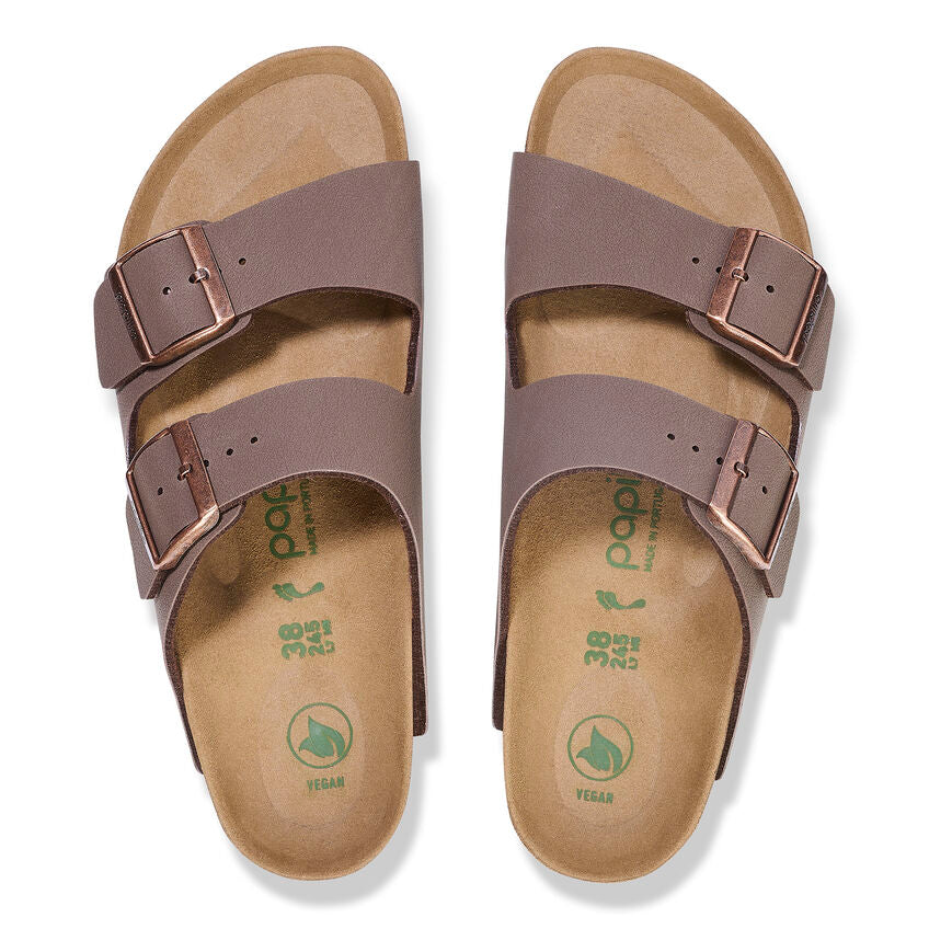 Birkenstock Women's Arizona PAP Flex Platform Birko Flor Mocca 1027417 - Image 3
