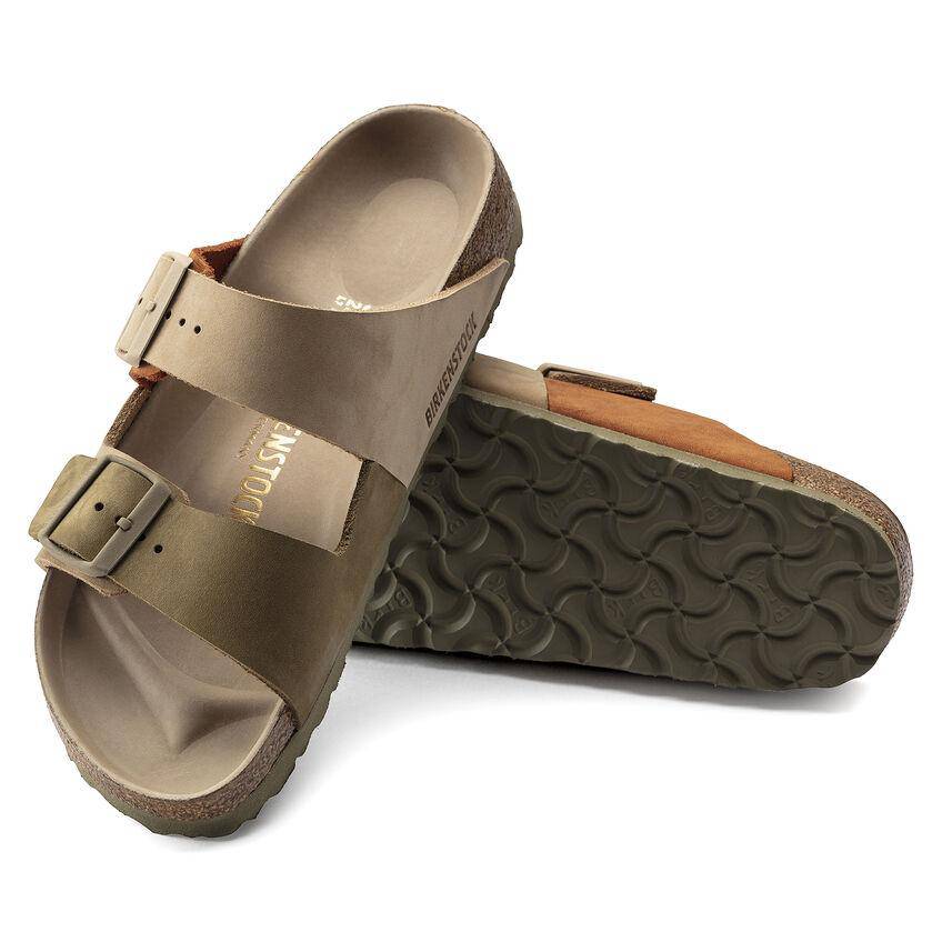 Birkenstock Women's Arizona Split Sandcastle Faded Khaki