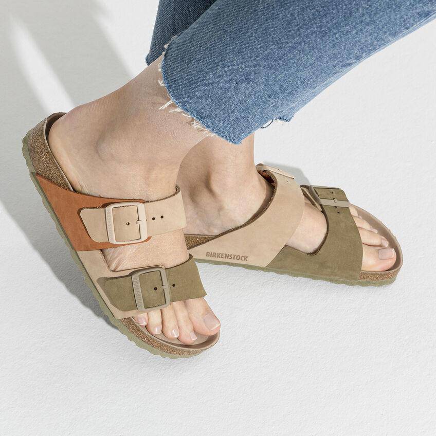 Birkenstock Women's Arizona Split Sandcastle Faded Khaki - Image 4
