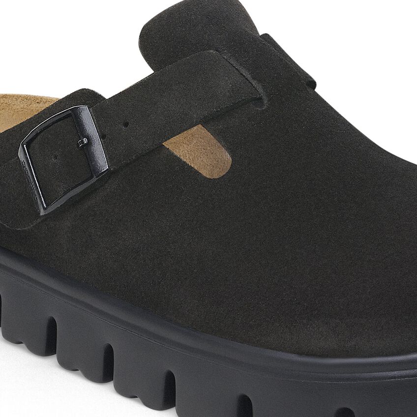 Birkenstock Women's Boston Pap Chunky Black Black 1028317 - Image 6
