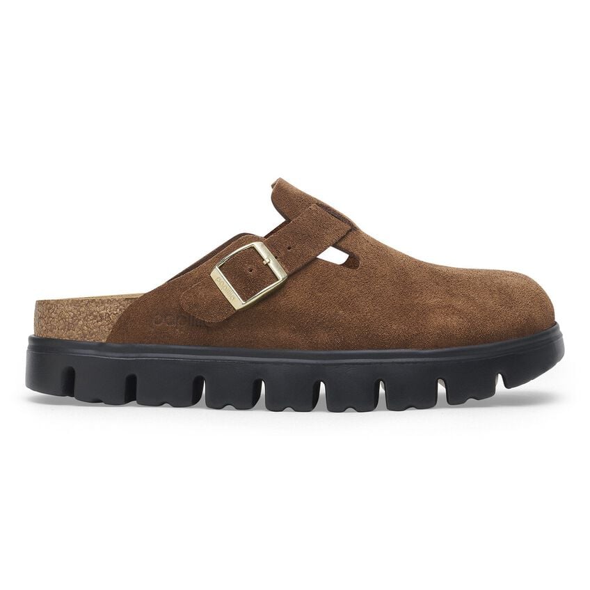 Birkenstock Women's Boston Pap Chunky Dark Tea Black - Image 4