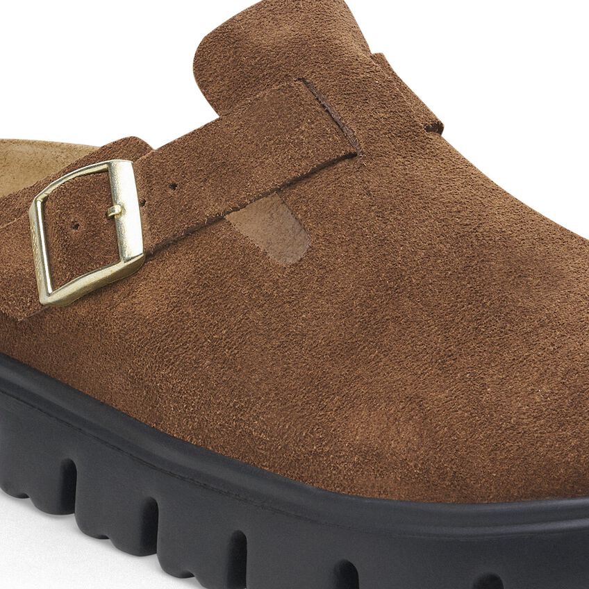 Birkenstock Women's Boston Pap Chunky Dark Tea Black - Image 6