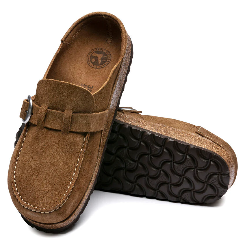Birkenstock Women's Buckley Tea Suede Leather Clogs