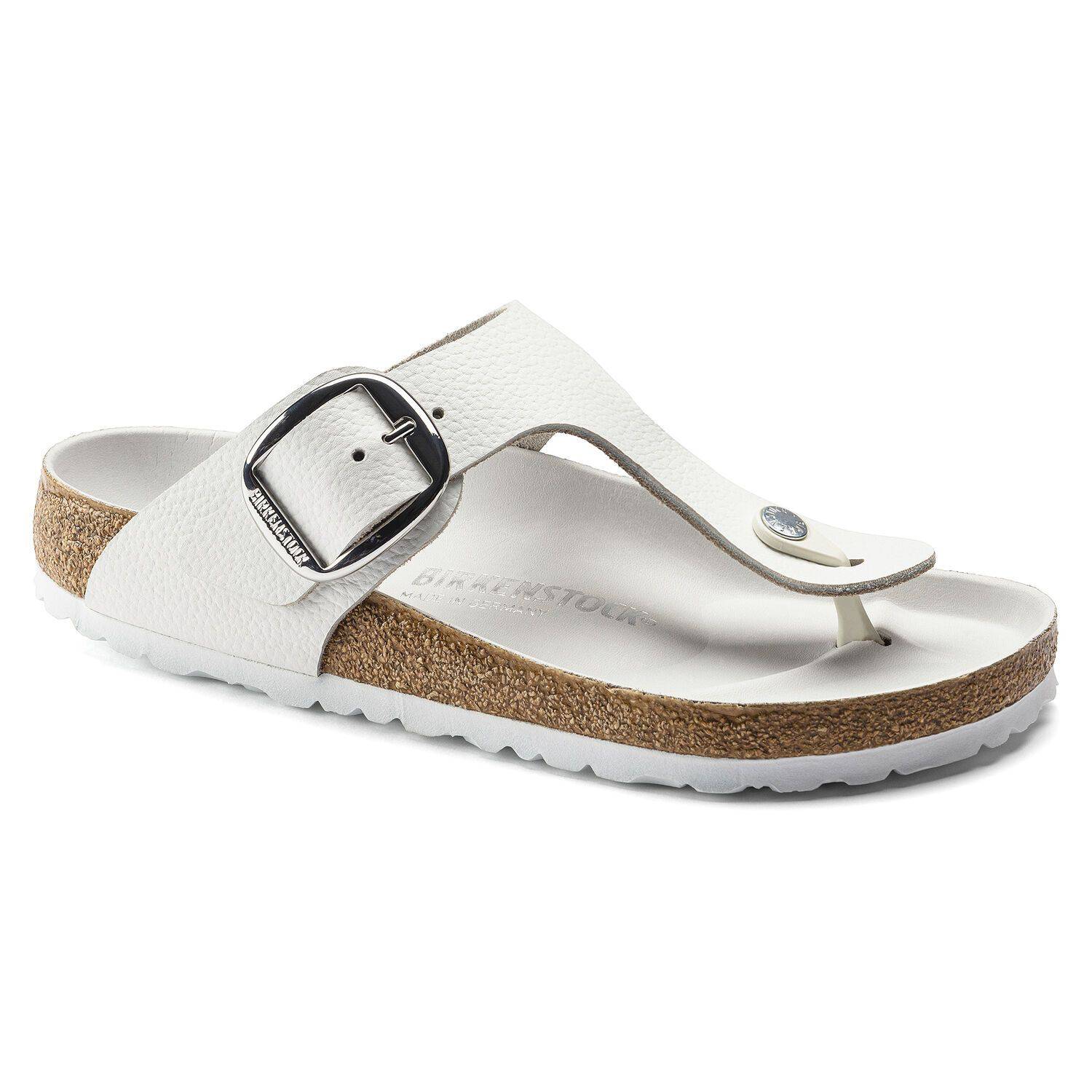 Birkenstock Women's Gizeh Big Buckle White 1018885 - Image 6