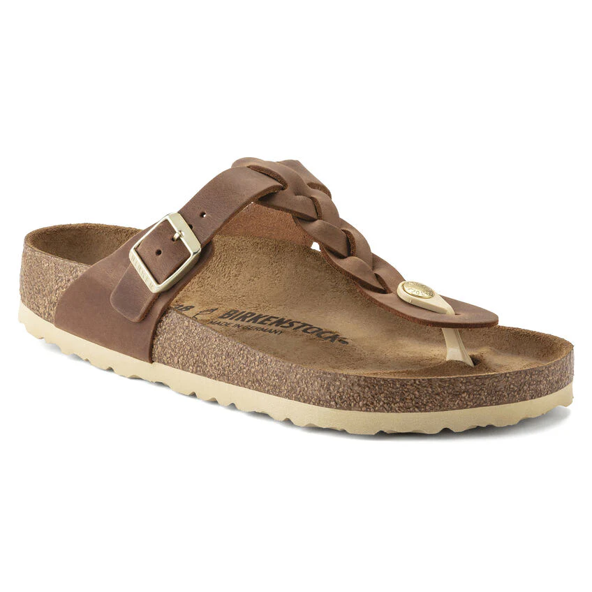 Birkenstock Women's Gizeh Braided Cognac - Image 6