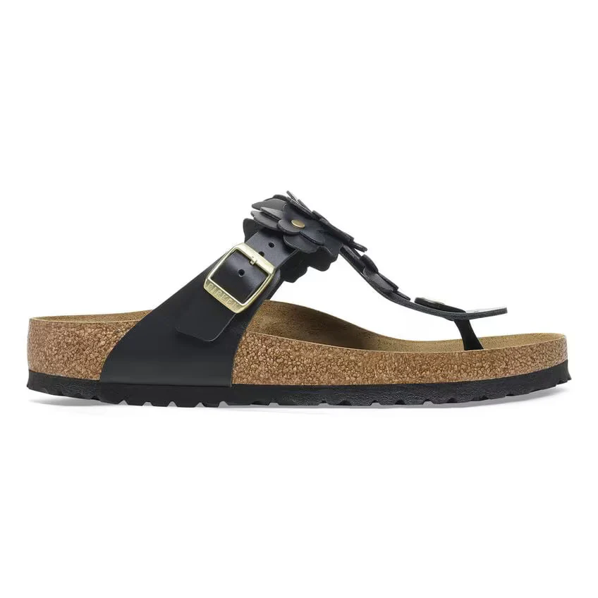 Birkenstock Women's Gizeh Flower Embellishment Black - Image 5