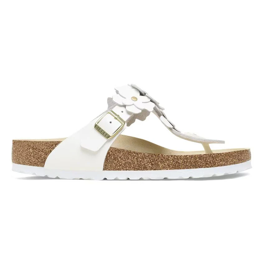 Birkenstock Women's Gizeh Flower Embellishment White - Image 5